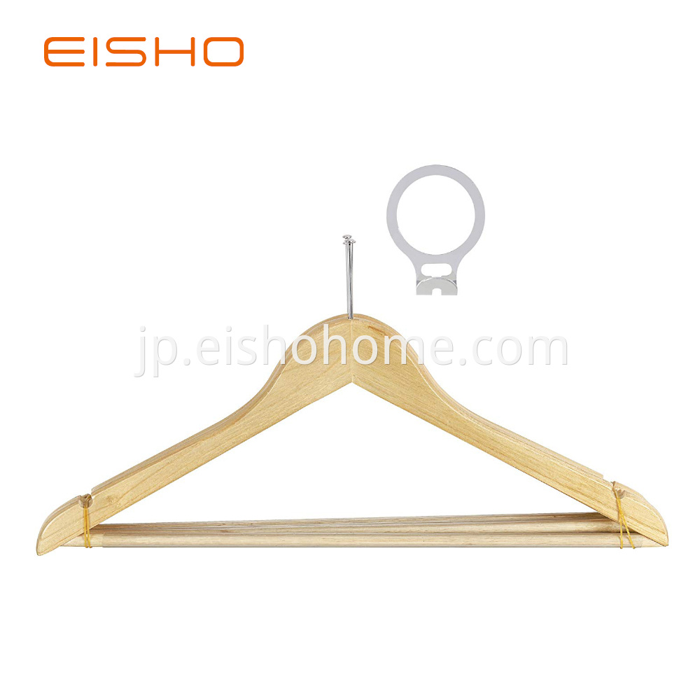 Mp636 Antitheft Wooden Hotel Hanger 5